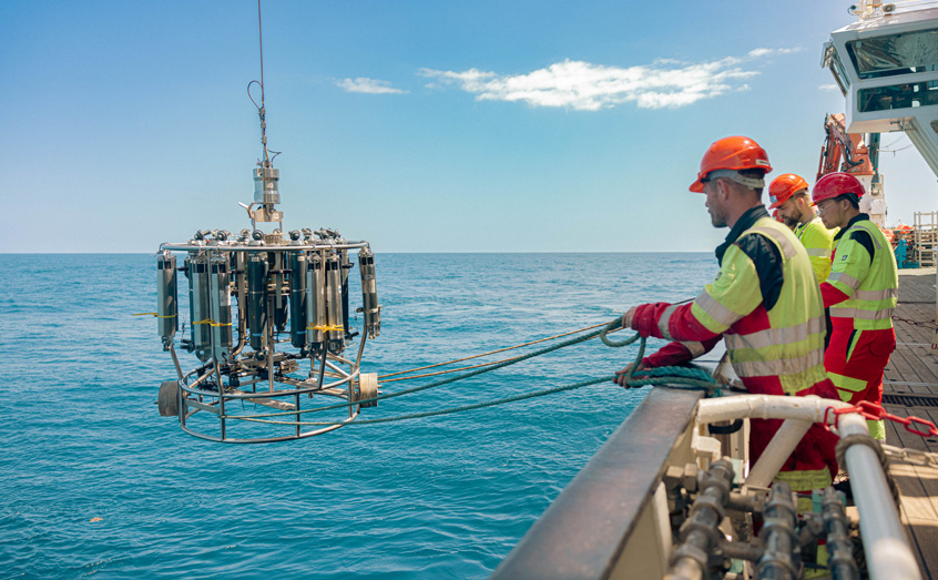 The AtlantiS project will involved ocean observations. Photo courtesy of NOC