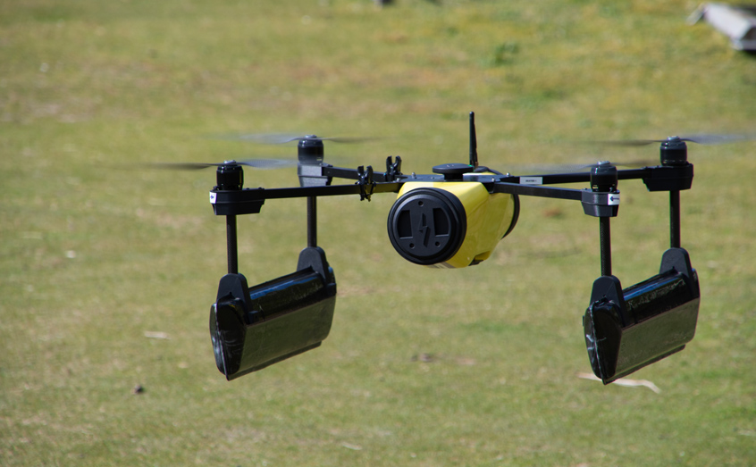 A custom-built skater quadcopter is part of the offering from SAMS' Scientific Robotics Academy